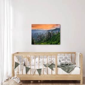 Obraz - Národný lesný park Zhangjiajie (70x50 cm)