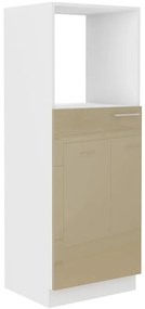Kuchynská skrinka Lara 60dkpl-162 1f Bb Mdf Cappucino lesk