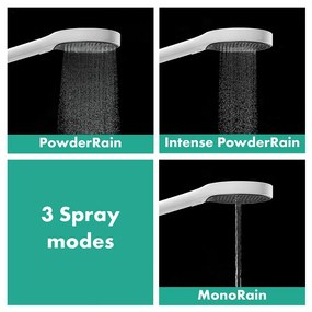 Hansgrohe Rainfinity, ručná sprchová hlavica 130, bronzová matná, HAN-26864140