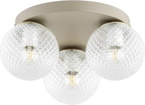 Brilagi - Stropné svietidlo STELLA 3xE27/60W/230V, priemer 35 cm, béžové/zlaté