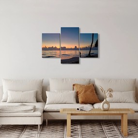 Obraz ženy na pláži (90x60 cm)