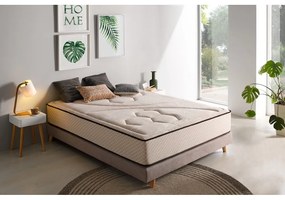 Tvrdý/stredne tvrdý penový obojstranný termoregulačný matrac 180x200 cm Tempus Gold – Moonia