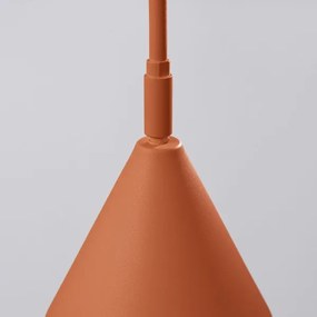 Sollux SL.1701 - Nástenná lampa NOX 1xE14/10W/230V oranžová