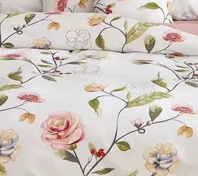 Flanelové obliečky Homa BRIA ROSES 7-set 140x200 cm