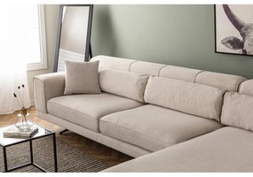 Svetlobéžová rohová pohovka Artie Jivago, pravý roh