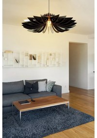 Čierne závesné svietidlo ø 68 cm – Opviq lights