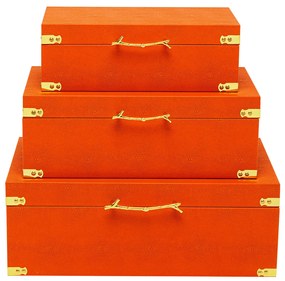 Noah set boxov oranžový