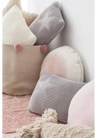 Krémový látkový detský kôš na hračky ø 30x30 cm Bubbly – Lorena Canals