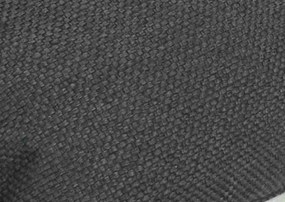 Posteľ Nice 180x200 cm, čierna ekokoža/šedá tkanina, s matracmi