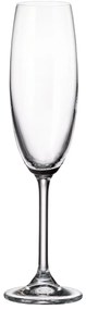 Crystalite Bohemia poháre na šampanské Colibri 220 ml 6KS