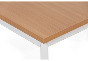 Jedálenský stôl TRIVIA, sivá podnož, 1600 x 800 mm, buk