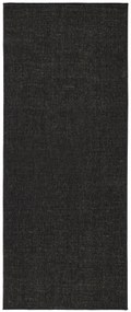 NORTHRUGS - Hanse Home koberce Behúň Twin-Wendeteppiche 103096 black cream – na von aj na doma - 80x250 cm