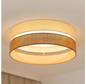 Brilagi - LED Stropné svietidlo ROYAL YUTE LED/24W/230V pr. 45 cm béžová/krémová