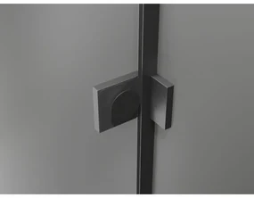 Mexen Lunar T, sklápací sprchový kút ľavý 135 x 90 cm, 8mm číre sklo, profil grafit brúsený, 834T-135-090-66-00-L