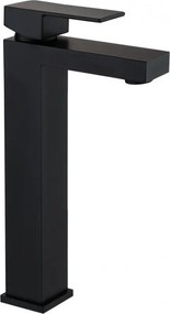 Mexen CUBE - Vysoká umývadlová batéria, čierna, 72910-70