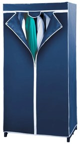 Modrá látková úložná skriňa Wenko, 160 x 50 x 75 cm