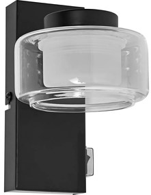 Ledvance - LED Kúpeľňové nástenné svietidlo ORBIS FLAME LED/5,5W/230V IP44 čierna