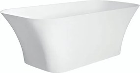 Besco Voľne stojaca vaňa z liateho mramoru Assos S-Line Matt 160x70 BESCO-Typ výpuste: Click-Clack s horným čistením, čierna, BESCO-Rozmery: 160x70, …