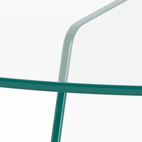 Sklenený okrúhly konferenčný stolík ø 80 cm Samos – Actona