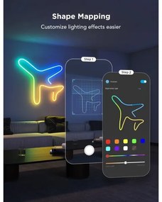 Govee - Neon 2 MATTER ohybný LED pásik 5m RGBIC Wi-Fi IP67