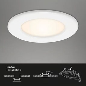SADA 3x LED kúpeľňových zapustených svietidiel LED/6W/230V 3000K IP44 biela