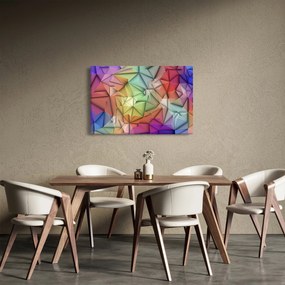Obraz - Polygonálna abstrakcia (90x60 cm)