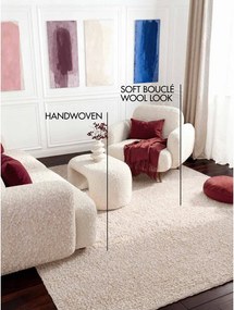 Krémový ručne tkaný koberec z materiálu buklé 120x170 cm Notting Hill Portobello – Ted Baker