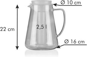Tescoma Džbán s vylúhováním a chladením Teo 2,5 l, oranžová