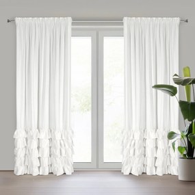 ZATEMŇOVACÍ ZÁVES NA PÁSKE CARLI 140X250 CM BIELA