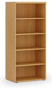 Kancelársky regál PRIMO WOOD, 800 x 500 x 1781 mm, buk