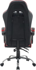 Kancelárska stolička RACING Červeno-čierna
