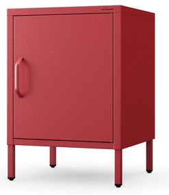 Nočný stolík MIA, 424 x 595 x 400 mm, Modern: červená farba