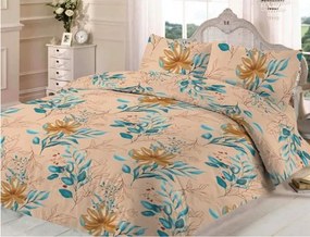 ECOMATRACE Bavlnené posteľné obliečky Béžové leto