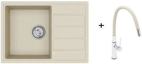 Drez SAT béžová SETSATSINK5, 1 ks