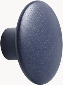 Nástenný háčik z dubového dreva Dots, Ø 9 cm