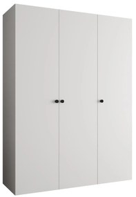 Šatníková skriňa 150 cm Parna 1 (biela + čierna). Akcia -50%. Vlastná spoľahlivá doprava až k Vám domov. 1125868