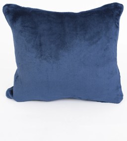 Obliečka na vankúšik mikroplyš Exclusive 40 × 40 cm - Laura námornícka modrá