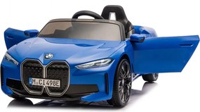 LEAN CARS Elektrické autíčko BMW i4 4x4 JE1009 modré