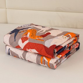 Prehoz na posteľ CATMOSPHERE, farebný Rozmer: 170 x 210 cm