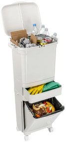 Odpadkový kôš NARDAN 42 l sivý