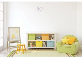 Detské závesné svietidlo Diamond Spider, 1x biele textilné tienidlo so vzorom