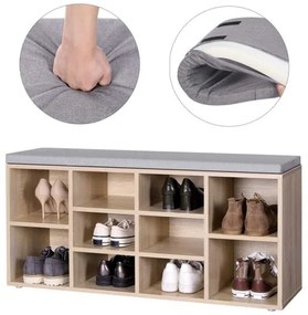 Botník VOREN hnedá/šedá