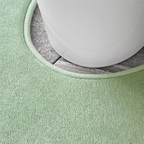 Svetlozelené WC kúpeľňové predložky z pamäťovej peny v súprave 2 ks 50x80 cm Anti-Bacterial – Catherine Lansfield