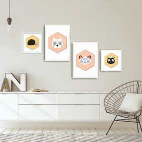 Sada 4 obrazov Alpyros Hurgo