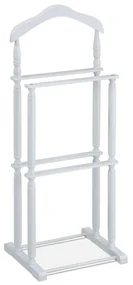 Autronic - Nemý sluha, výška 108 cm, masív kaučukovník, biely matný lak, nosnosť 7 kg - 20652-04 WT AKCE