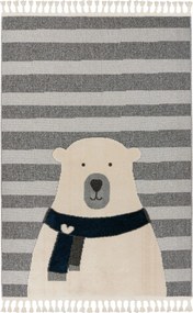 Detský kusový koberec My Fano 398 Bear, 120x170, šedá, detská izba, Obsession