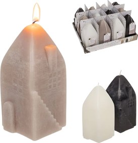 Stĺpová sviečka HOUSIX 13 cm - viac farieb Farba: Čierna