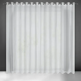 ZÁCLONA NA KRÚŽKOCH LEXY 300X250 CM BIELA