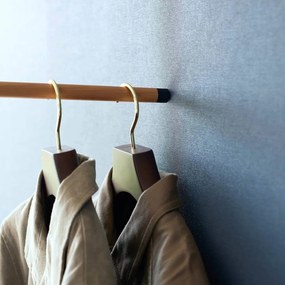 Čierny kovový nástenný vešiak 38,5 cm Tower – YAMAZAKI