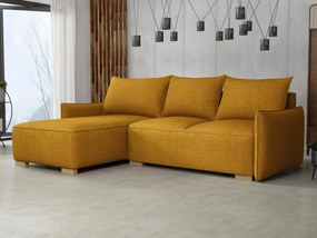 Rohová sedačka Gryfit L (horčicová) (s úl. priestorom). Vlastná spoľahlivá doprava až k Vám domov. 1105098